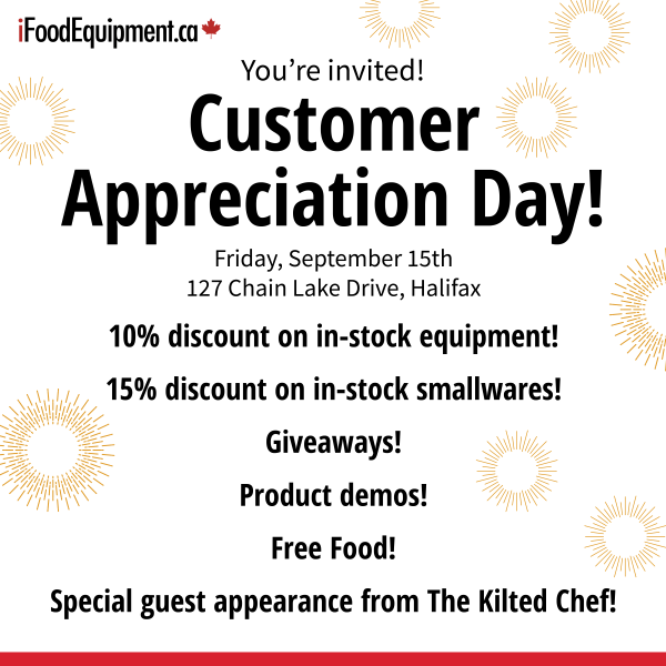 iFoodEquipment.ca Customer Appreciation Day
